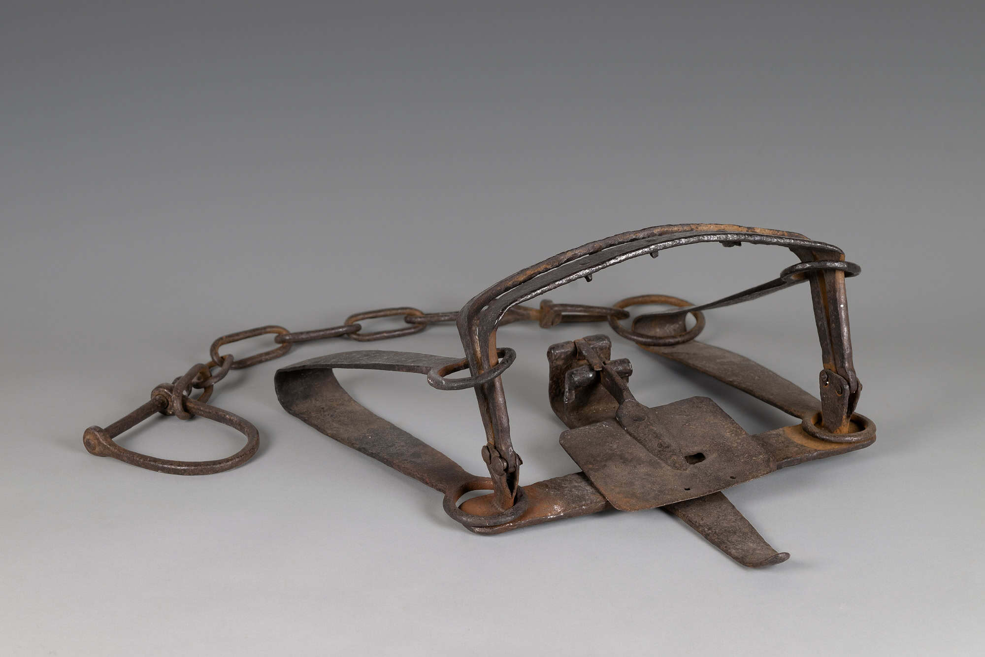 An old rusted bear trap.