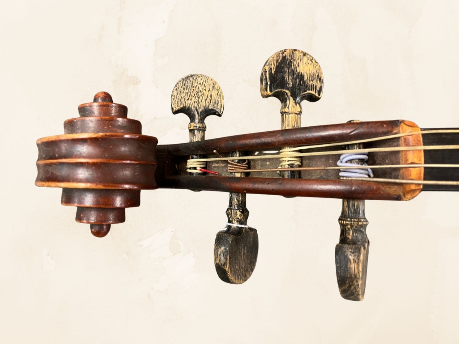 Bass Viol Scroll by Hervey Dawes (circa 179201853)