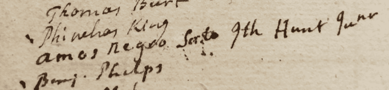 One line of handwritten document