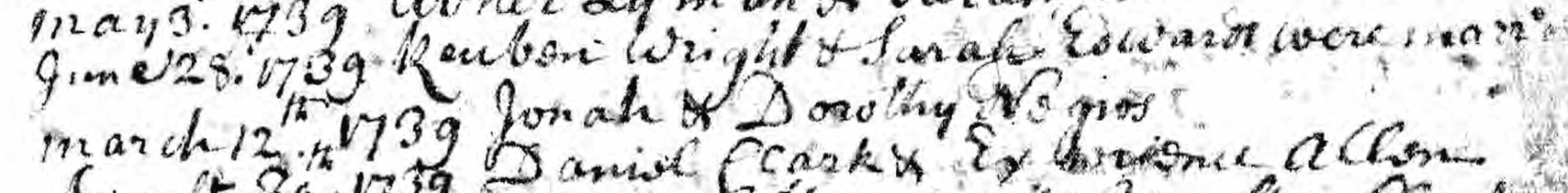 Portion of handwritten document