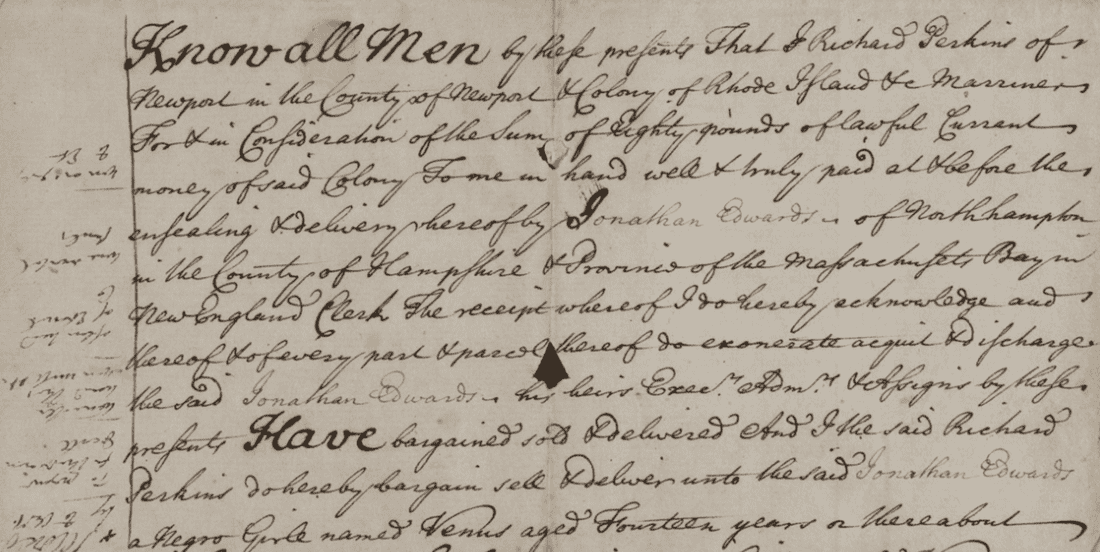 Portion of handwritten document